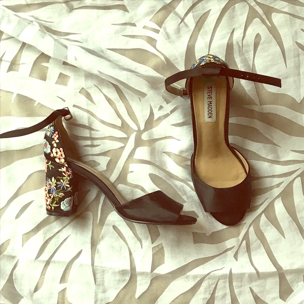 Steve Madden Floral Heels